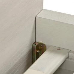 66 in. W Abbey Silver Grey Oak Frame Queen Platform Bed by Armen Living -Armen Living Online Shop grey armen living platform beds lcajbdgrqn 76 1000