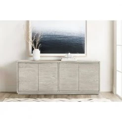 Abbey Grey 4-Door Sideboard Buffet by Armen Living -Armen Living Online Shop grey armen living sideboards buffet tables lcajbugr 31 1000