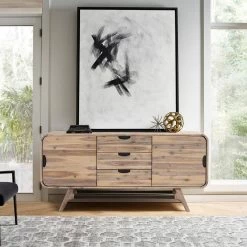 Kendra Grey 3-Drawer Sideboard Buffet by Armen Living -Armen Living Online Shop grey armen living sideboards buffet tables lckdbugr 31 1000