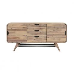 Kendra Grey 3-Drawer Sideboard Buffet by Armen Living