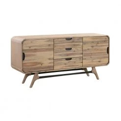 Kendra Grey 3-Drawer Sideboard Buffet by Armen Living -Armen Living Online Shop grey armen living sideboards buffet tables lckdbugr c3 1000
