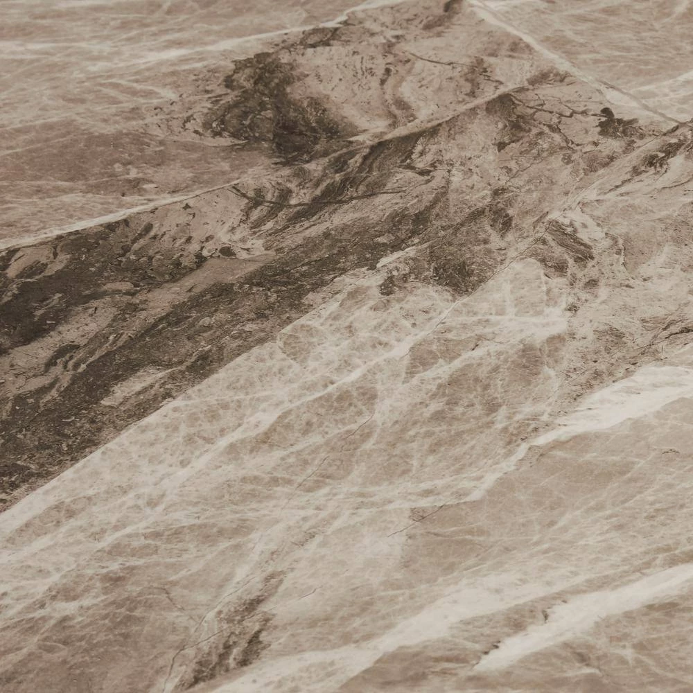 Andes 35 in. Grey/Black Ceramic and Metal Rectangular Dining Room Table by Armen Living 6 Andes 35 in. Grey/Black Ceramic and Metal Rectangular Dining Room Table by Armen Living - Image 4