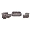 Estelle 83 in. W Gunmetal Polyester Fabric Sofa Set (3-Piece) by Armen Living -Armen Living Online Shop gunmetal armen living loveseats setesgm3pc 64 1000
