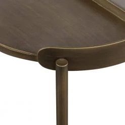 Dua 20 in. H Grey Antique Brass Concrete End Table by Armen Living 10 Dua 20 in. H Grey Antique Brass Concrete End Table by Armen Living -Armen Living Online Shop medium grey concrete top antique brass metal armen living end side tables lcdulacc 4f 1000