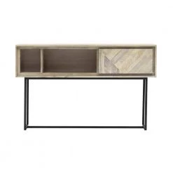 Peridot 51 in. L Natural Color 31.5 in. H Rectangular Acacia Console Table by Armen Living