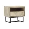 Peridot 1-Drawer Natural Nightstand 22 in. H x 18 in. W x 24 in. D by Armen Living -Armen Living Online Shop natural armen living nightstands lcpelanat 64 1000
