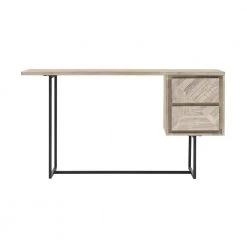 Peridot 24 in. Rectangular Natural Acacia 2-Drawer Writing Desk by Armen Living -Armen Living Online Shop natural armen living writing desks lcpedenat 4f 1000