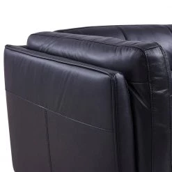 Primrose Dark Metal and Navy Genuine Leather Contemporary Sofa by Armen Living 16 Primrose Dark Metal and Navy Genuine Leather Contemporary Sofa by Armen Living -Armen Living Online Shop navy armen living sofas couches lcpr3nv 44 1000