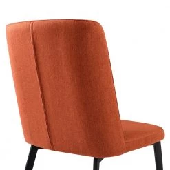 Maine Orange Fabric Dining Chair - Set of 2 by Armen Living 15 Maine Orange Fabric Dining Chair - Set of 2 by Armen Living -Armen Living Online Shop orange armen living dining chairs lcmnsior 1f 1000