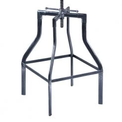 Concord Adjustable Bar Stool in Industrial Grey with Pine Wood Seat by Armen Living 14 Concord Adjustable Bar Stool in Industrial Grey with Pine Wood Seat by Armen Living -Armen Living Online Shop pine wood industrial gray armen living bar stools lccostsbpi 1f 1000
