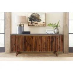 Picadilly Rustic Acacia 4-Door Sideboard Buffet by Armen Living -Armen Living Online Shop rustic acacia armen living sideboards buffet tables lcpjbucc 31 1000