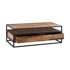 Ludgate 50 in. Rustic Rectangle Acacia Wood Coffee Table by Armen Living -Armen Living Online Shop rustic armen living coffee tables lcldcoru 4f 1000