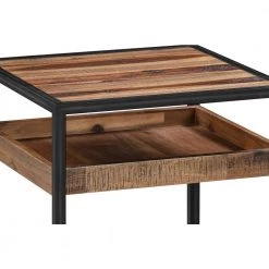 Ludgate 18 in. W Rustic 18 in. H Square Acacia End Table by Armen Living -Armen Living Online Shop rustic armen living end side tables lcldlaru 4f 1000