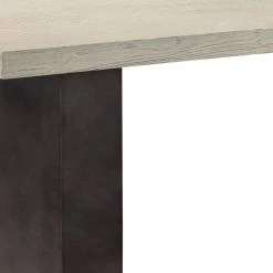 Abbey 47 in. Silver Grey Rectangle Oak Wood Coffee Table by Armen Living -Armen Living Online Shop silver grey armen living coffee tables lcajcogr 1f 1000