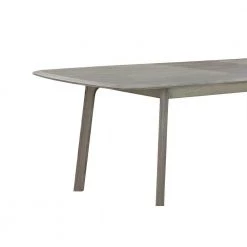 Holland 98 in. Rectangle Silver Grey Oak Wood Top (Seats 8) by Armen Living -Armen Living Online Shop silver grey armen living kitchen dining tables lchndigr 1f 1000