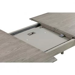 Holland 98 in. Rectangle Silver Grey Oak Wood Top (Seats 8) by Armen Living -Armen Living Online Shop silver grey armen living kitchen dining tables lchndigr 44 1000