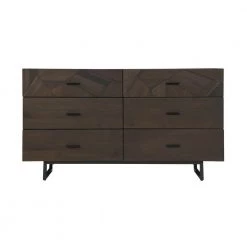 Marquis 4-Piece Smoke Oak Queen Bedroom Set by Armen Living -Armen Living Online Shop smoke armen living bedroom sets setmubdgrqn4a 1f 1000