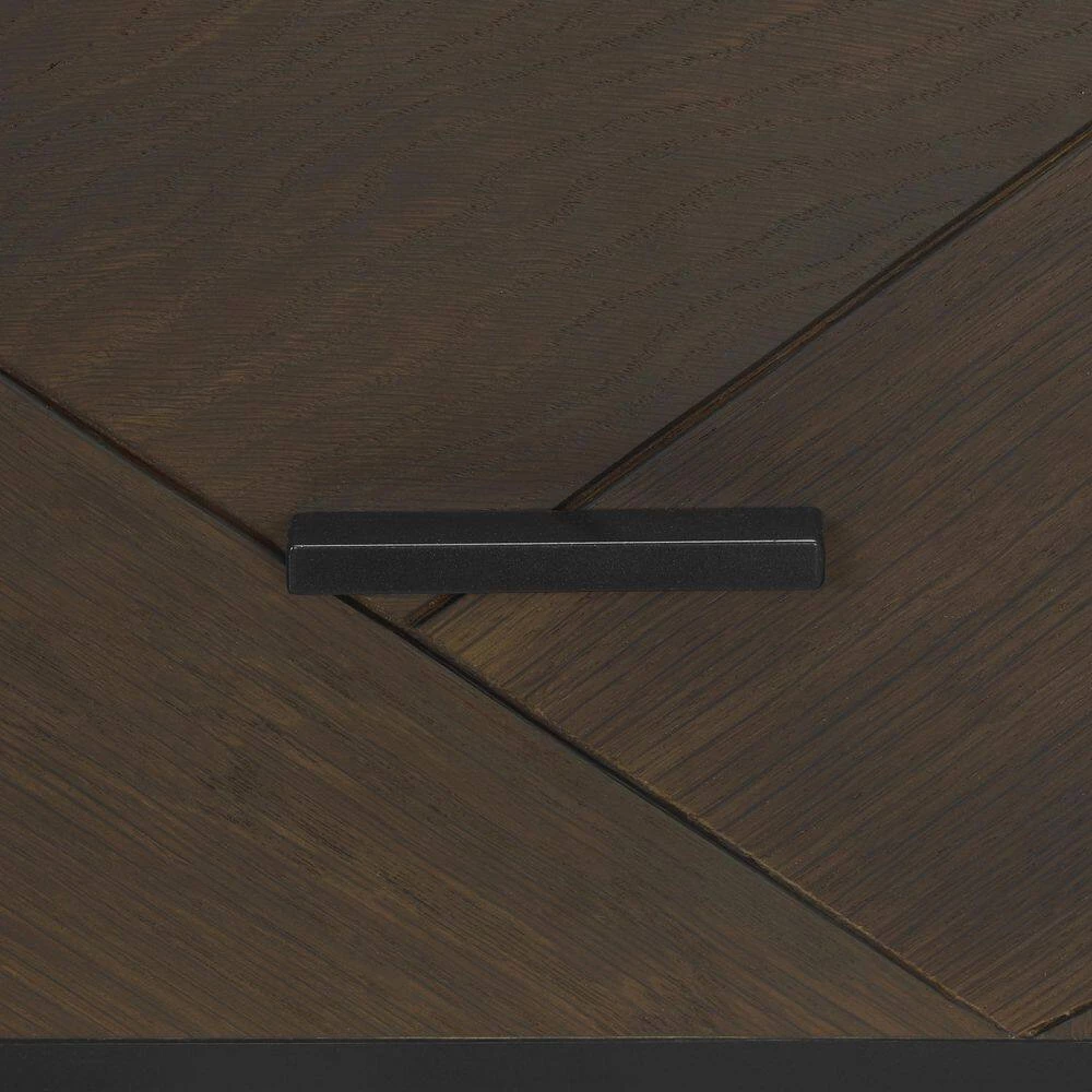 Marquis 1-Drawer Smoke Oak Nightstand (23 in. H x 24 in. W x 18 in. D) by Armen Living 9 Marquis 1-Drawer Smoke Oak Nightstand (23 in. H x 24 in. W x 18 in. D) by Armen Living - Image 7