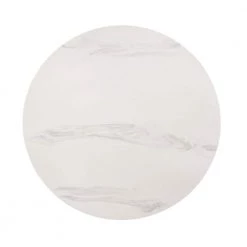 Venus 54 in. White Marble Mid-Century Modern Round Dining Table with Walnut Wood Legs by Armen Living -Armen Living Online Shop top white 030 bn leg walnut armen living kitchen dining tables lcvediwa 4f 1000