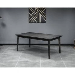 Toledo Mid-Century Tundra Grey Acacia Dining Table by Armen Living -Armen Living Online Shop tundra grey armen living kitchen dining tables lctoditg 31 1000