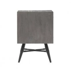 Makena 1-Drawer Tundra Grey Nightstand 23 in. H x 16 in. W x 22 in. D by Armen Living -Armen Living Online Shop tundra grey armen living nightstands lcmklatg 1f 1000
