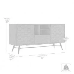 Makena Grey Sideboard Buffet by Armen Living -Armen Living Online Shop tundra grey armen living sideboards buffet tables lcmkbutg 76 1000