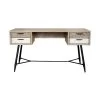 Bridges 24 in. Rectangular 2 Tone Grey Acacia 4-Drawer Writing Desk by Armen Living -Armen Living Online Shop two tone grey armen living writing desks lcbrdegr 64 1000