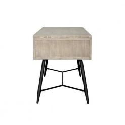 Bridges 24 in. Rectangular 2 Tone Grey Acacia 4-Drawer Writing Desk by Armen Living -Armen Living Online Shop two tone grey armen living writing desks lcbrdegr fa 1000