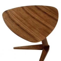 Bianka 19 in. W Walnut Veneer Tea Table by Armen Living -Armen Living Online Shop walnut armen living c tables lcbklawa 4f 1000