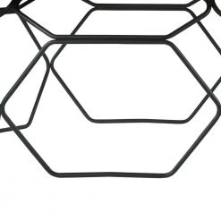 Cosmo Walnut Veneer Coffee Table with Black Metal Base by Armen Living 10 Cosmo Walnut Veneer Coffee Table with Black Metal Base by Armen Living -Armen Living Online Shop walnut armen living coffee tables lccocowa 44 1000