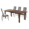 Parker 5-Piece Walnut Dining Set by Armen Living -Armen Living Online Shop walnut armen living dining room sets settvdiwapkgr 64 1000