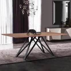 Modena Walnut Dining Table by Armen Living 17 Modena Walnut Dining Table by Armen Living -Armen Living Online Shop walnut armen living kitchen dining tables lcmndiwabl 31 1000