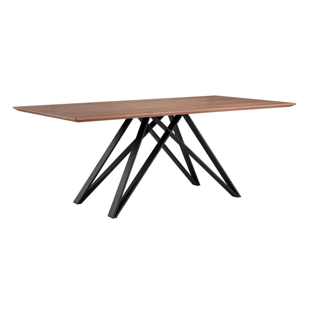Modena Walnut Dining Table by Armen Living 3 Modena Walnut Dining Table by Armen Living