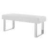 Amanda White Bench by Armen Living -Armen Living Online Shop white armen living bedroom benches lcambewhbch 64 1000