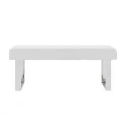 Amanda White Bench by Armen Living -Armen Living Online Shop white armen living bedroom benches lcambewhbch c3 1000