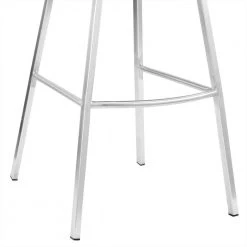 Carise 41 in. Product Height White/Brushed Stainless Steel Faux Leather and High Back Swivel 30" Bar Stool by Armen Living 20 Carise 41 in. Product Height White/Brushed Stainless Steel Faux Leather and High Back Swivel 30" Bar Stool by Armen Living -Armen Living Online Shop white stainless steel armen living bar stools lccababswh30 76 1000